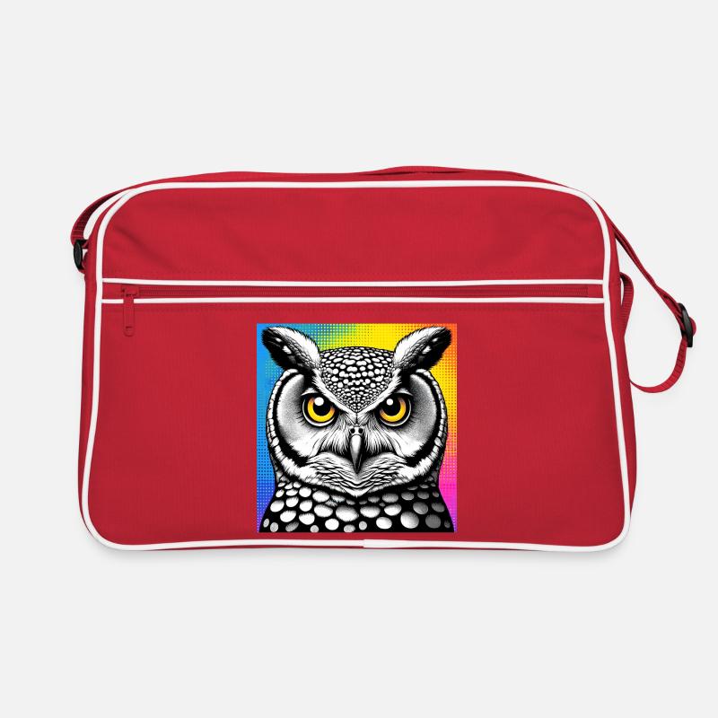 Eule Retro Tasche