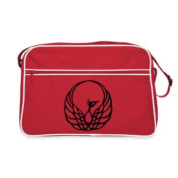Black Phoenix - Retro Bag - red/white - Front