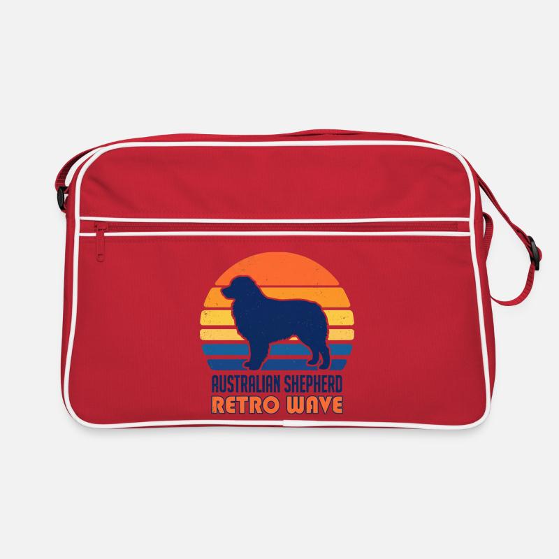 Retro Wave Aussie : Vintage Australian Shepherd Sac Retro