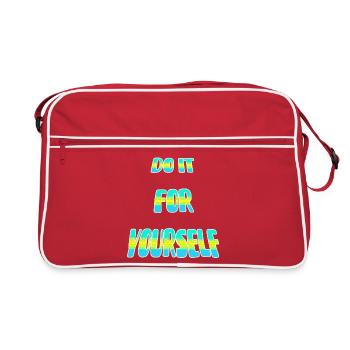 Fais-le point. - Sac Retro - rouge/blanc - Devant