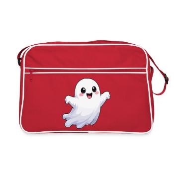 Divertissement de la bande dessinée de fantômes - Sac Retro - rouge/blanc - Devant