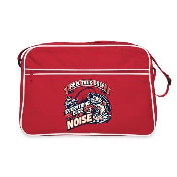 Reel Talk Only Noisy Fishing - Retro Bag - red/white - Front