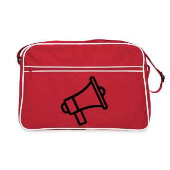 megaphone - Retro Bag - red/white - Front