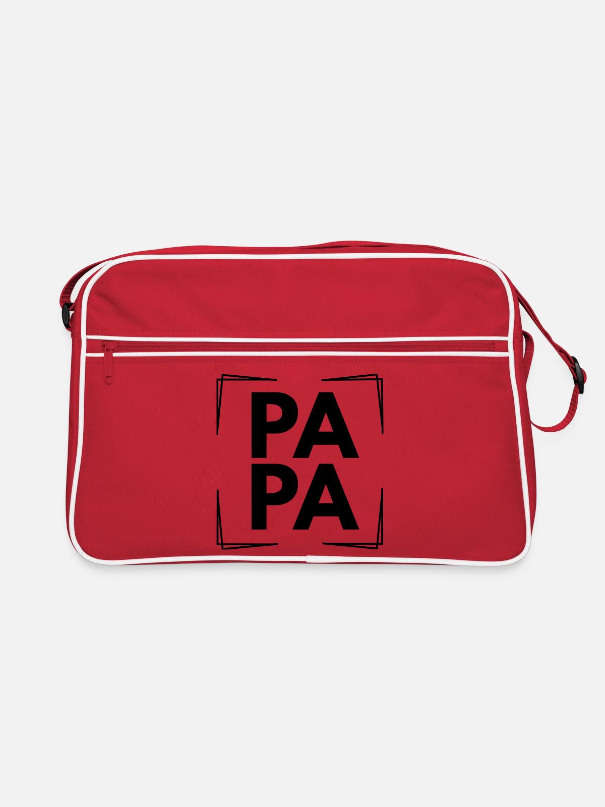 Dad - Retro Bag - red/white - Front