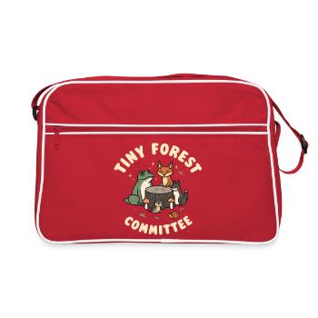 Comité de la petite forêt : Petite forêt - Sac Retro - rouge/blanc - Devant