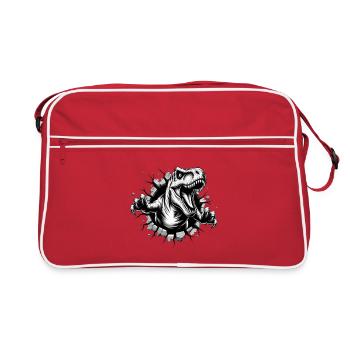 Percée des Raptors - Sac Retro - rouge/blanc - Devant