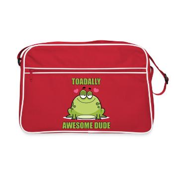 Mec génial de façon géniale - Sac Retro - rouge/blanc - Devant
