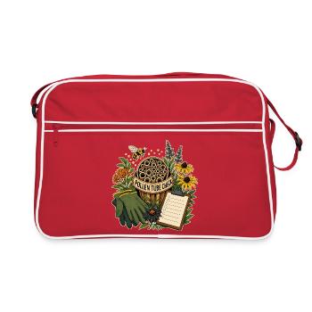 POLLEN TUBE CHECK Plants - Retro Bag - red/white - Front