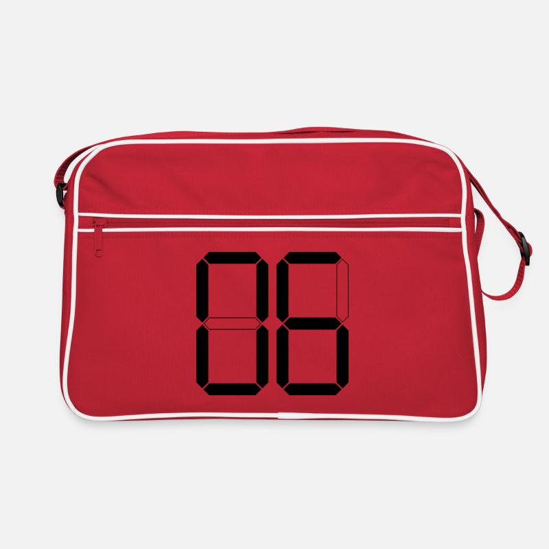 NUMMER 06 Null Sechs Geburtstag Geschenk Digital Retro Tasche