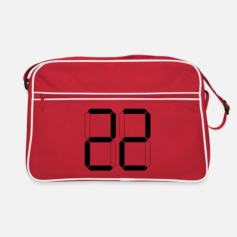 NUMMER 22 Zweiundzwanzig Geschenk Digital Retro Tasche