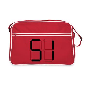 NUMÉRO 51 Cinquante-et-Un Cadeaux Numériques - Sac Retro - rouge/blanc - Devant