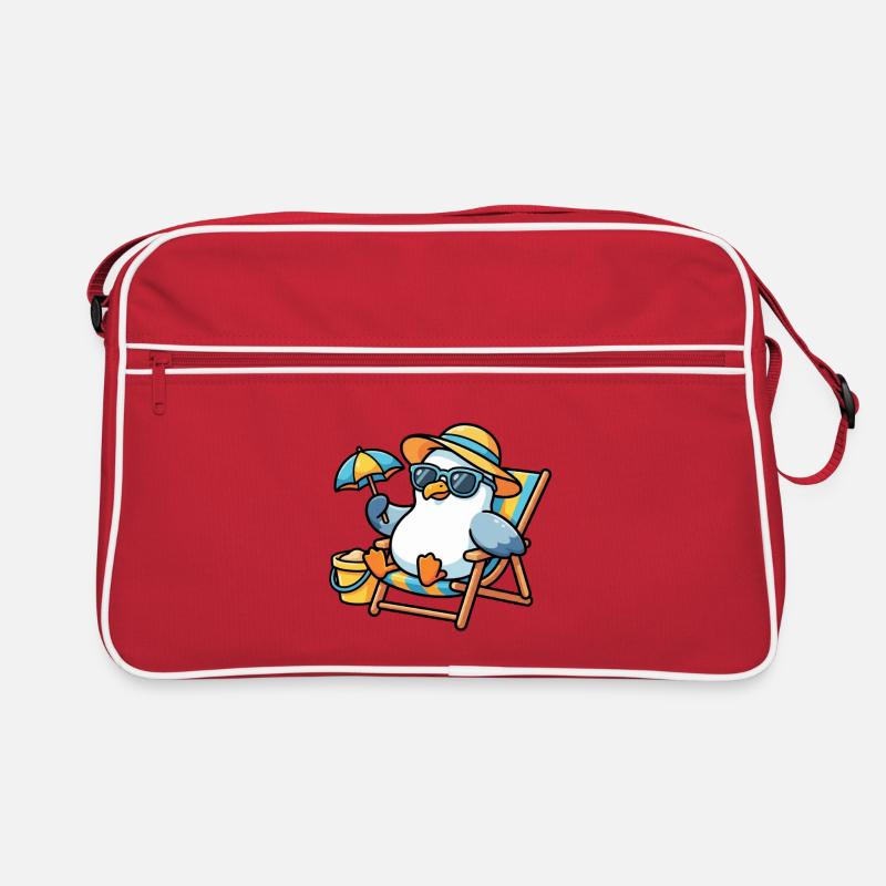 Pingouin de plage de style soleil Sac Retro