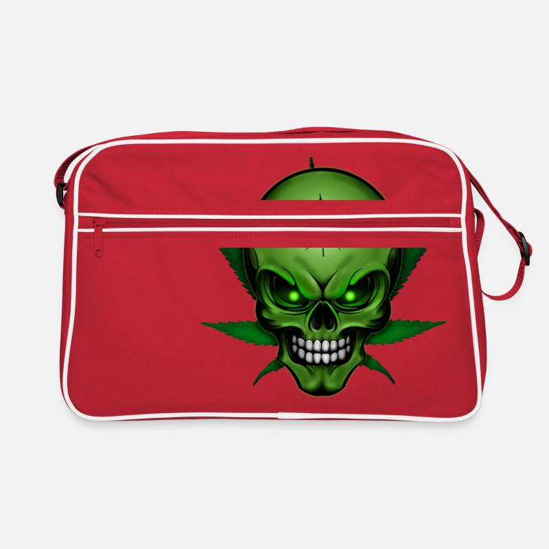 Hemp Skullhead 001 AllroundDesigns Retro Bag