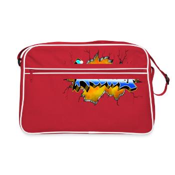 LENNY Graffiti - Retro Bag - red/white - Front