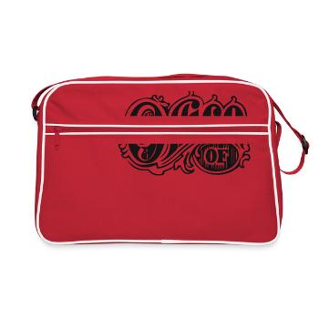 office of 1 - Retro Tasche - Rot/Weiß - Vorne