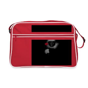 Dead Head dans l'espace - Sac Retro - rouge/blanc - Devant