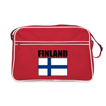 Finlande - Sac Retro - rouge/blanc - Devant