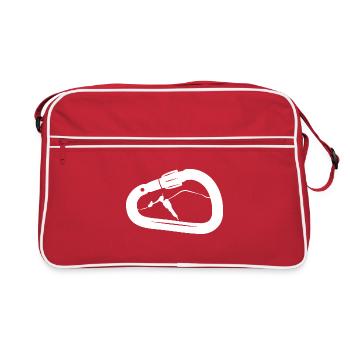 Mousqueton Chamonix - Sac Retro - rouge/blanc - Devant