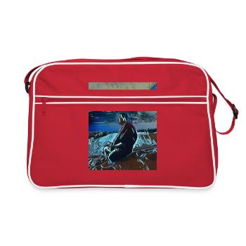 Anime Monk - Blue - Retro Bag - red/white - Front