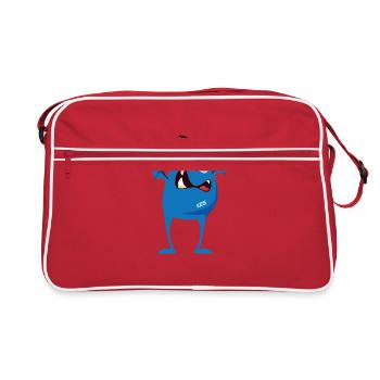 Monstaa Originaals Monster # 25 - Sac Retro - rouge/blanc - Devant