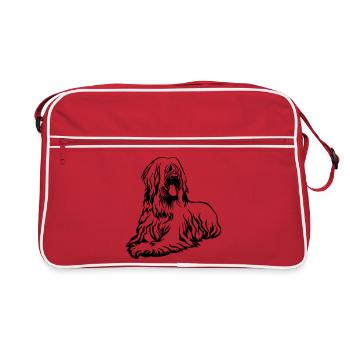 Briard - Sac Retro - rouge/blanc - Devant