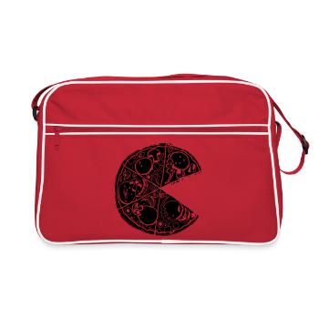 Pizza Partnershirt Slice Valentines Day pour le noir - Sac Retro - rouge/blanc - Devant