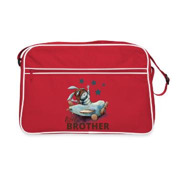 Frère cadet - Sac Retro - rouge/blanc - Devant