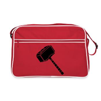 Marteau Thor - Sac Retro - rouge/blanc - Devant