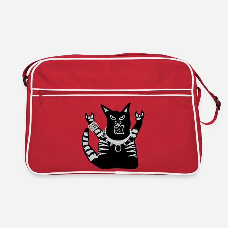 Cat Studded Collar Retro Bag
