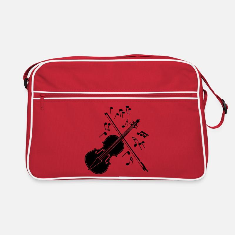 Violin with notes Retro Bag