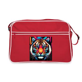 Tiger - Retro Bag - red/white - Front
