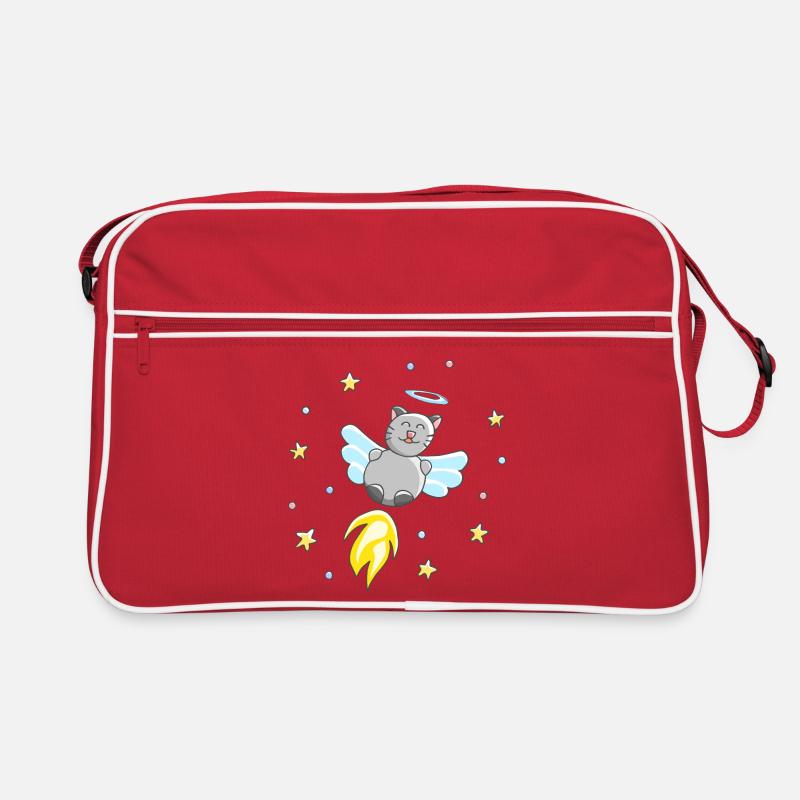 Ange - Motif mignon de chat Sac Retro