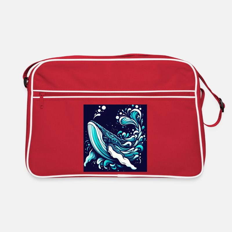 Whale Retro Bag