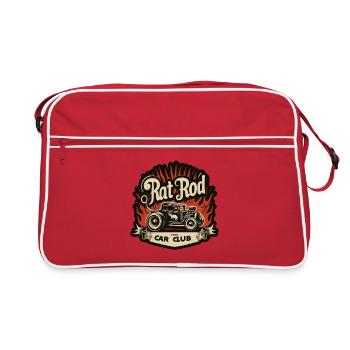 Chemise Ratsking Ratlook – Style rustique personnalisé - Sac Retro - rouge/blanc - Devant