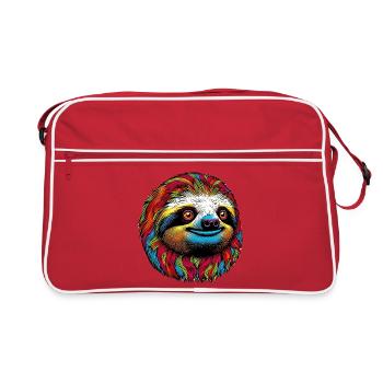 Paresse - Sac Retro - rouge/blanc - Devant