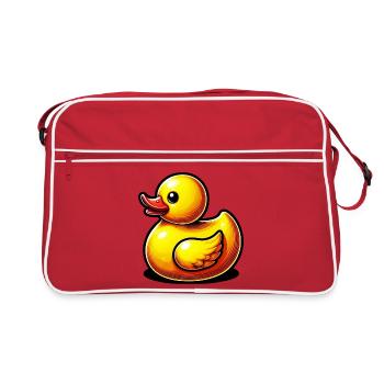 Duckling Duck Duck Duck - Retro Bag - red/white - Front