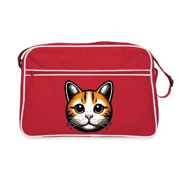 Chat - Sac Retro - rouge/blanc - Devant