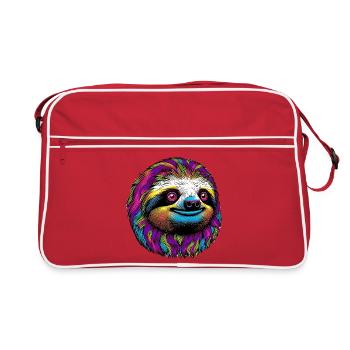 Paresse - Sac Retro - rouge/blanc - Devant