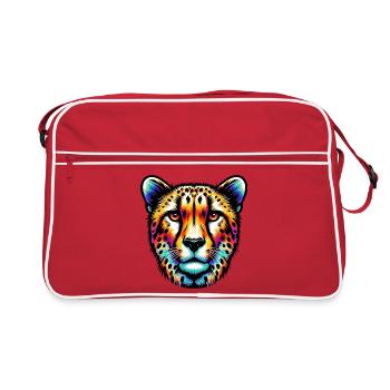 Guépard - Sac Retro - rouge/blanc - Devant