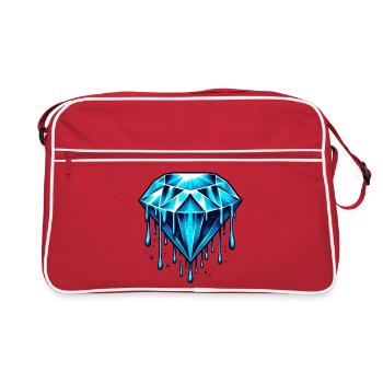 Diamant - Sac Retro - rouge/blanc - Devant