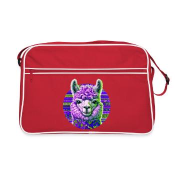 Alpaca - Retro Bag - red/white - Front