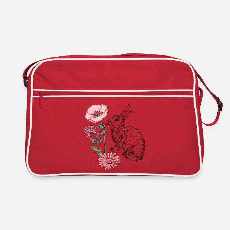 Lapin de Pâques Joyeuses Pâques Sac Retro