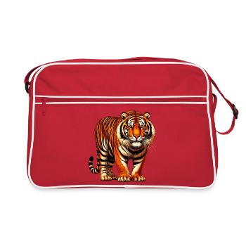 Tiger - Retro Bag - red/white - Front