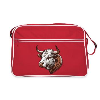 Bull - Retro Bag - red/white - Front