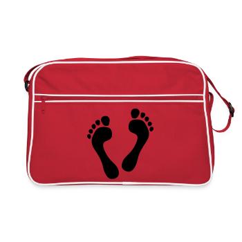 Cœur pieds nus - cœur pieds nus - Sac Retro - rouge/blanc - Devant