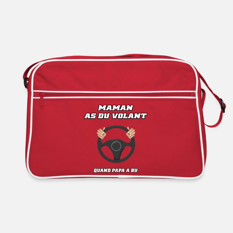 Maman as du volant Sac Retro