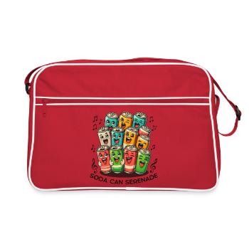 Soda Can Choir Serenade - Retro Bag - red/white - Front