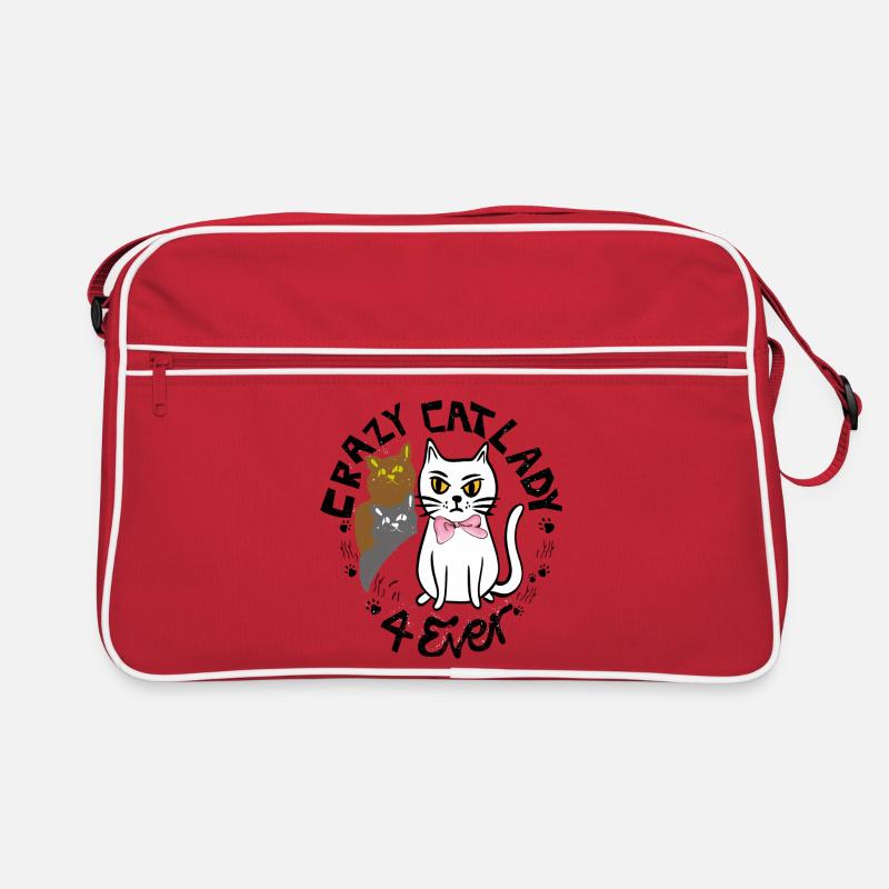 Crazy Cats Retro Tasche