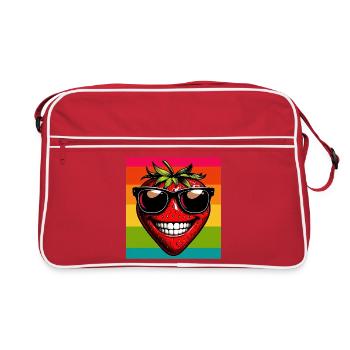 Fraise Fraises - Sac Retro - rouge/blanc - Devant
