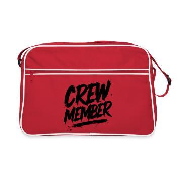 crew member - Retro Bag - red/white - Front